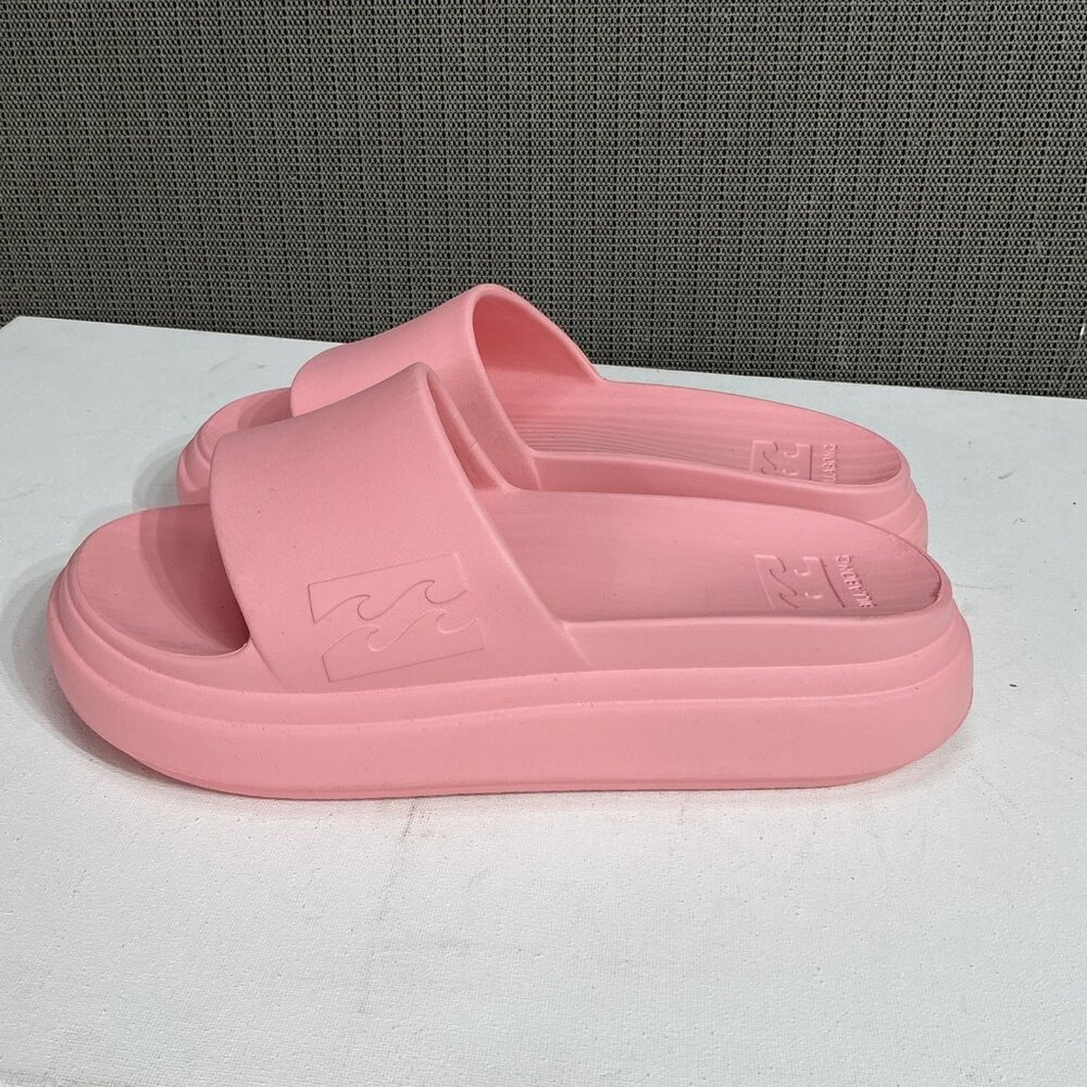 Billabong Womens Cloud Cushion Slides Pink  Platform Sandals Size 8 Quicksilver